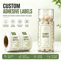 Étiquettes d'emballage personnalisées, étiquettes en papier kraft, étiquettes pour boîtes en carton, autocollants de marque privée, étiquettes d'emballage de luxe