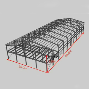 Estructura de Acero Resistente Tipo I para Almacenes, Ideal para Maquinaria, Proveedor Internacional de Edificios de Acero para Uso Industrial, Galvanizado en Caliente - Product Image 1