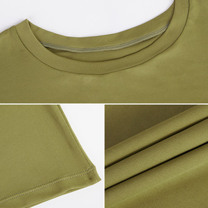 Camisetas Anti-pilling para mujer, diseño personalizado, Logo, Top corto de gran tamaño, camiseta transpirable de alta calidad para mujer - Product Image 6