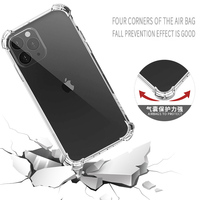 Usine Nouveau étui de téléphone portable pour Iphone 14 13 12 11 Pro Max TPU + PC Antichoc Armor Shell Transparent Dur Couverture de Téléphone
