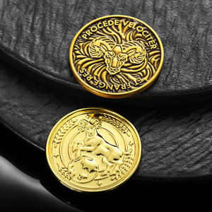 Fabbricazione Custom Design di alta qualità 3d monete d'oro Commemorative oro antico 2 3 pollici in lega di zinco metallo Souvenir moneta - Product Image 6