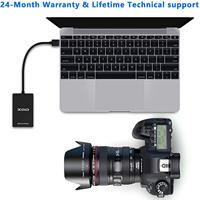 Lector de Tarjetas XQD USB 3.0 Compatible con Lexar Serie G/M 2933x/1400x para Computadora y Cámara con Salida de CA