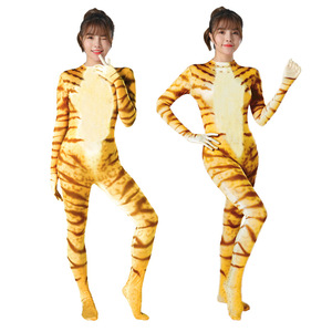 Traje de Cuerpo Entero con Estampado de Gato para Mujer, Disfraz de Halloween, Diseño 3D, Talla Adulto, Marca Hongbo Mingchuang - Product Image 2