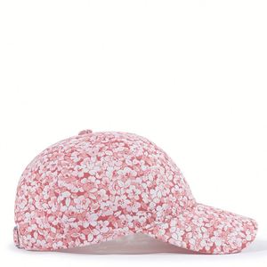 Gorra de Béisbol Unisex de 6 Paneles con Diseño Floral, Hebilla Metálica, Material de Poliéster, Protección Solar para Uso en Exteriores - Product Image 2