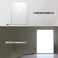 Utilisation de table A3/A4 boîte à lumière mince led panneau de menu signe boîtes à lumière publicitaires