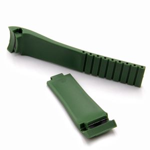 Correa de reloj con extremo curvo 20mm 21mm correa de reloj de goma para Rolex Daytona <span class=keywords><strong>Submariner</strong></span> 20mm correa de reloj - Product Image 6