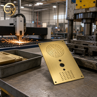 Pièce de douche en laiton découpée au laser OEM, panneau sanitaire découpé au laser CNC