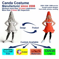 Costume de cône de signalisation orange pour adulte, professionnel, Halloween, polyester, unisexe