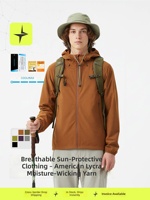 Vêtements de protection solaire respirants Techlation Sports modèle 5412S25 COOLMAX, collection printemps/été 2025, UPF50+, légers
