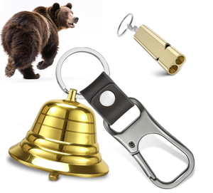 Campana <span class=keywords><strong>para</strong></span> Oso <span class=keywords><strong>para</strong></span> Senderismo, Silbato de Emergencia Extra Fuerte y Campanas <span class=keywords><strong>para</strong></span> Oso <span class=keywords><strong>para</strong></span> Senderismo, Camping, Ciclismo, Equipo Sólido <span class=keywords><strong>para</strong></span> Disuadir Osos en Senderismo - Product Image 1