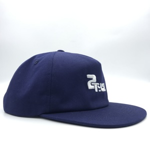 Tùy chỉnh 5 bảng điều khiển không có cấu trúc cảm thấy thêu Snapback cap 2 giai điệu bông phẳng vành mũ phồng in ấn argyle/Thư tương phản phổ biến - Product Image 4