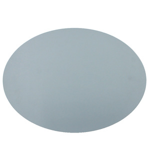 Nordic-style luxury PU leather oval placemat, egg-shaped fish <b>plate</b> <b>mat</b>, oil-proof and environmentally friendly coaster/table - Product Image 2