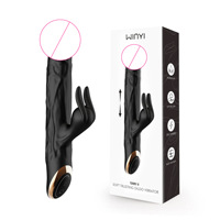 Vibrateur lapin réaliste en silicone imperméable rechargeable par USB 2024, meilleur vibrateur lapin réaliste, jouet sexuel pour femmes