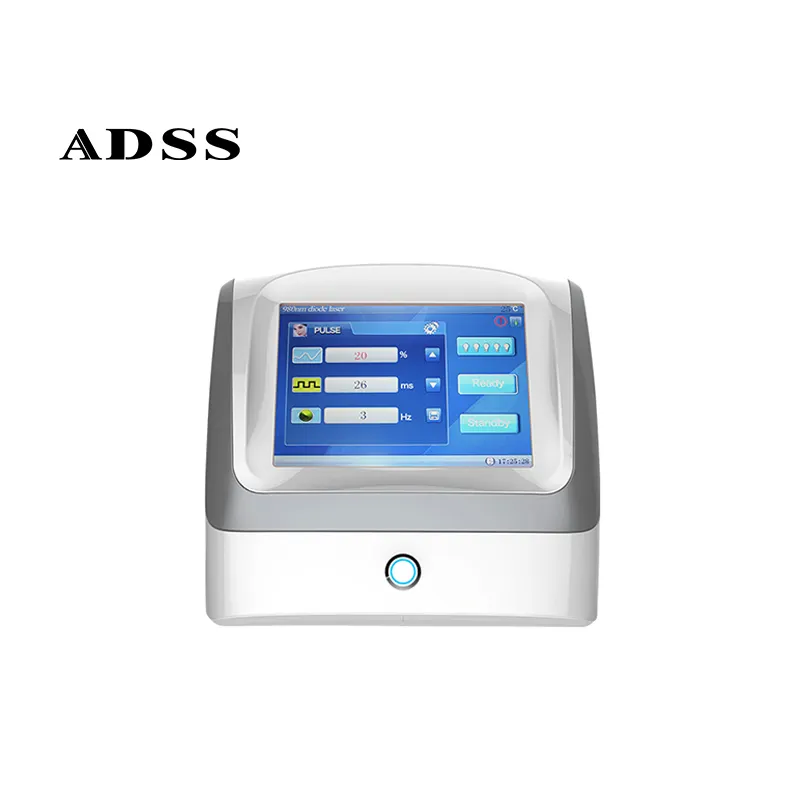 ADSS 980nm diode laser vascular removal/spider veins removal/blood vessels removal machine