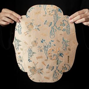 Nouveau chinois <span class=keywords><strong>Zen</strong></span> zodiaque Dragon sec mousse tapis Jacquard brocart broderie tissu Table drapeau caboteur thé plateau tapis thé Banquet - Product Image 1