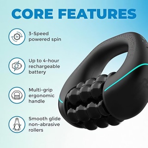 Rouleaux vibrants électriques pour le massage des mollets, des jambes et des pieds, machine de massage pour la relaxation musculaire, la circulation, utilisation à domicile, masseur corporel - Product Image 1
