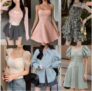 2024 Liquidation de Stock de Vêtements pour Femmes en Lin, Robes Décontractées et T-shirts en Vrac, Colis Mélangé, Livraison Aléatoire, Vêtements en Stock - Product Image 6