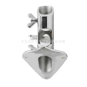 Shenghui Flagpole Mount Marine Bracket 316 Stainless Steel Butterfly Nut <b>Yacht</b> Hardware - Product Image 4