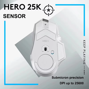 Ratón para Juegos Logitech G502 X, Sensor HERO 25K, Interruptores Híbridos LIGHTFORCE, 89g de Peso Ligero, 13 Botones Programables, RGB - Product Image 5