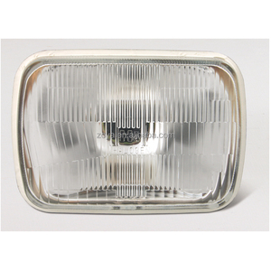 LÁMPARA AUTOMÁTICA 7 PULGADAS CUADRADO HALÓGENO HAZ <span class=keywords><strong>DE</strong></span> LA LÁMPARA <span class=keywords><strong>DE</strong></span> LA HAZ <span class=keywords><strong>DE</strong></span> LA LÁMPARA H4 12V 60/55W O 24V 100/90W FARO DEL COCHE CON LÁMPARA <span class=keywords><strong>DE</strong></span> FRENO - Product Image 1