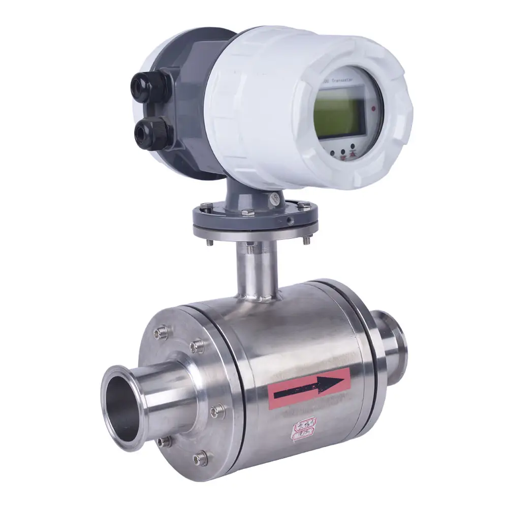 Price Dn15 Remote 1" Rs485 Water Electrodes Sus 316l Food Grade Electromagnetic Flow Meter kaichuang Flowmeter