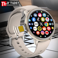 Reloj Inteligente H80 Android 4G 5G LTE SIM AMOLED GPS NFC Cámara Foto Video IP67 Carga Inalámbrica Caja de Aleación Unisex