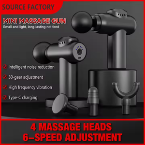 ปืนนวดกล้ามเนื้อแบบสั่นสะเทือนเนื้อเยื่อชั้นลึกคุณภาพสูง มอเตอร์ไร้แปรงถ่าน แบตเตอรี่ 1500mAh ระดับมืออาชีพ - Product Image 4