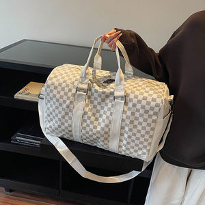 लक्जरी चमड़े के डफ़ल डिजाइनर उच्च गुणवत्ता वाले pसप्ताहांत वाटरप्रूफ महिला पुरुष कस्टम लोगो डफ़ल यात्रा बैग - Product Image 2