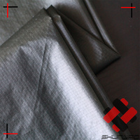 10D ultra léger haute résistance à la déchirure en nylon ripstop double face tissu silnylon enduit de silicone