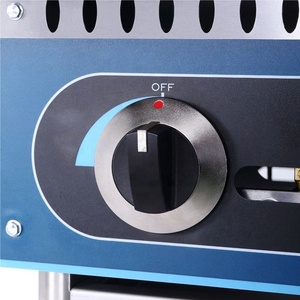 American Style Commercial Kitchen Equipment 12 Inch <b>Grill</b> Stove Gas Griddle Cooker <b>Teppanyaki</b> Commercial Gas Griddle - Product Image 5