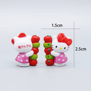 Accesorios de pegamento cremoso para colgantes de material de parche de funda de teléfono móvil DIY de gato KT de muñeca miniatura, superventas - Product Image 6