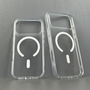 Funda Transparente Magnética con Carga Inalámbrica para iPhone 17 1 15 14 13 12 11 Pro Max para <span class=keywords><strong>Samsung</strong></span> S25 Edge S24 - Product Image 5