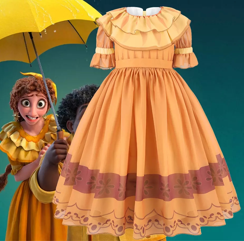 Robe Mirabel Encanto Isabella Madrigal