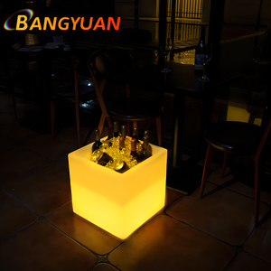 Bar Drinkkoeler Keuken Bier Ijsemmer Gloeien Met 16 Kleuren Waterdichte Vierkante Led Sfeer Gloeiend Wijnrek Voor Nachtclub - Product Image 5