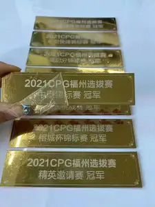Placa de nombre de marcado láser de fibra, placa de nombre para medalla de Metal personalizada, 1 máquina de Color, soporte de corte industrial