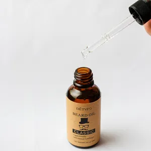 Migliore Barba Olio Naturale e Organico Balsamo Ammorbidente-Favorisce La Crescita della Barba; Rafforza Barba Olio per Gli Uomini