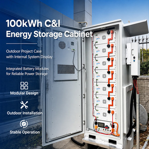 MECC Sistema de Almacenamiento de Energía Solar con Batería de 100kWh 50kW para Uso Industrial y Comercial, Solución de Sistema de Energía de Respaldo en Gabinete Exterior - Product Image 4
