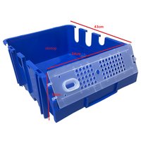 RAS Equipment Boîte en plastique pour ferme d'élevage de crabe de boue Usine Vente en gros Boîtes d'élevage de crabe