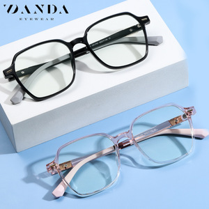Monturas de gafas Danda, montura completa, rectangular, anti luz azul, ligera, unisex, TJ862 - Product Image 2