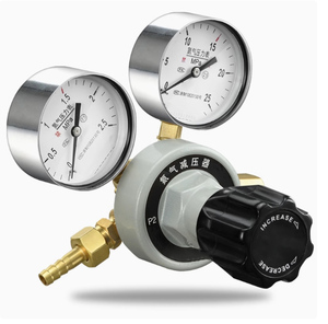 Régulateur de bouteille d'oxygène tout en laiton YQY-07 avec une pression d'entrée maximale de 15 MPa et un débit allant jusqu'à 40 M/h pour une utilisation en laboratoire médical - Product Image 5
