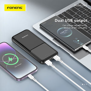 Batterie externe Foneng 10000mAh Li-Polymère, chargeur portable fin avec écran LED numérique, charge rapide Type-C - Product Image 5