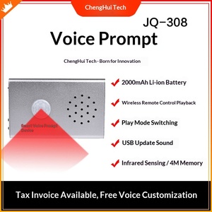 Timbre con Avisador de Voz y Recordatorio Antiepidémico, Sensor Infrarrojo, Grabación Personalizable, Dispositivo de Bienvenida JQ-308 - Product Image 2