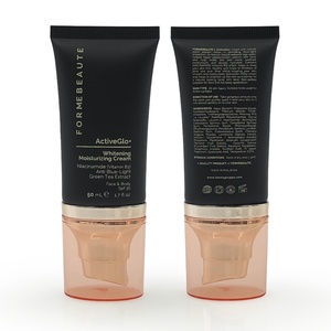 Tube pompe cosmétique en plastique 50 ml personnalisé OEM/ODM pour crème hydratante blanchissante pour le visage avec impression sur soie - Product Image 5