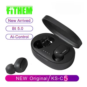 Mini écouteurs étanches IPX5 KS-C5, casque d'écoute stéréo mains libres tws sans fil pour le sport