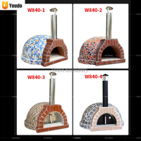 Four à pizza en brique cuite au feu de bois extérieur commercial de haute qualité bon prix équipement de cuisson portable