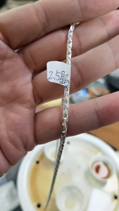 Tendance 2.5mm Forme Unique Nouveau Modèle Collier En Argent 925 Chaîne En Argent Sterling Plaqué Rhodium pour Hommes Femmes - Product Image 6