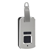 Serrure de contrôle d'accès à empreinte digitale pour sac, antivol, en alliage de zinc, système intelligent intégré