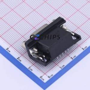 SUB-HRBF-607A-002 D-Sub/VGA Connector Bent Lead Through Hole Connector Female 15P Right Angle Insert 3 - Product Image 2