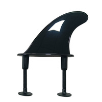 Aileron de surf souple en nylon de 5 pouces G5 pour la vente en gros, avec aileron de queue souple en nylon pour planche de surf et vis d'aileron