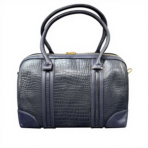 Pochette vintage pour femme en cuir véritable avec deux fermetures éclair, grande capacité (3L+), étanche, avec bandoulière/strap convertible - Product Image 4